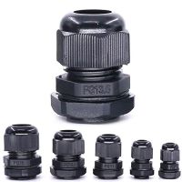 【cw】 30 Pcs Plastic Adjustable 3.5-13mm Cable Glands Joints - PG7 PG9 PG11 PG13.5 PG16 !