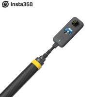 แท่งเซลฟี่ Insta360แบบที่มองไม่เห็นรุ่นคาร์บอนไฟเบอร์ยาว3เมตรอุปกรณ์เสริม360ใหม่สำหรับ Insta ONE X2 /ONE R/ ONE X