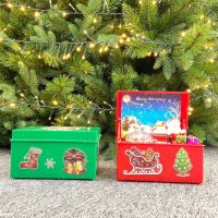 Holiday Music Box Long Lasting Mini Music Box Lightweight Christmas Style Flashing Light Music Box Wear resistant