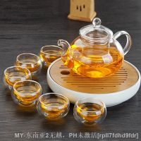 【hot】❐❅┋ Heat-Resistant Transparent Layer Small Kung Cup Set Tasting Cups Insulation Hot Chinese Teacups