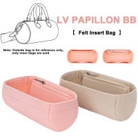 กระเป๋าสอดจัดระเบียบกระเป๋าใส่เงินผ้าสักหลาดสำหรับ PAPILLON BB กระเป๋าถือกระเป๋าด้านในเก็บของถุงในกระเป๋า1:1ออกแบบพิเศษ