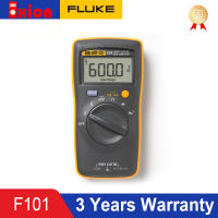 FLUKE F101 600V Cat②มัลติมิเตอร์ดิจิตอลแบบพกพาอัตโนมัติช่วงอัตโนมัติใหม่