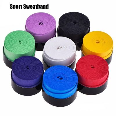 1Pc Dry Tennis Racket Grip Anti-skid Sweat Absorbed Wraps Taps Badminton Grips Racquet Vibration Overgrip Sports Sweatband 2022