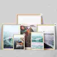 SB Design Square รูปพร้อมกรอบ Doseart รุ่น On the Ocean approx. (SET 5 PCS.) (134x101 ซม.)