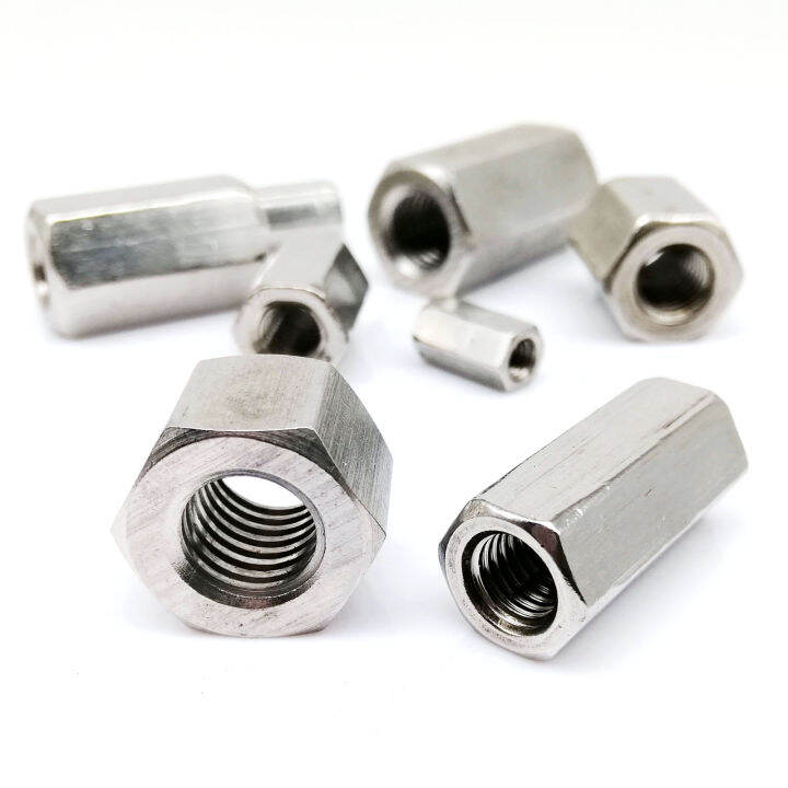 m3-m4-m5-m6-m8-m10-m12-a2-70-304-สแตนเลส-din6334-hexagon-hex-extended-long-rod-coupling-nut-connector-joint-tubular-nut-shop5798325