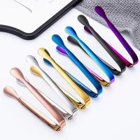 Stainless Steel Ice Tongs Portable Creative Universal Sugar Tongs Food Tongs Kitchen Tools BBQ Tools Accessories