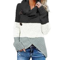 Jocoo Jolee Turtleneck Sweater Women Autumn Long Sleeve Elastic Knitwear Sweater Female Loose Pullover Oversized Tops