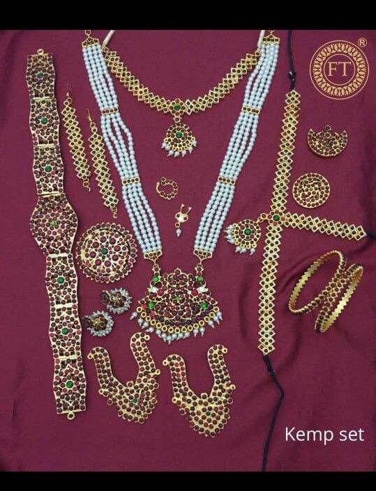Bharatanatyam Jewellery Set Lazada