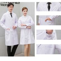 【YF】 Men Or Woman Lab Coat Dentist Uniforms Chemistry CoatBeauty Aesthetics