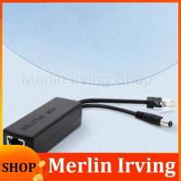 Merlin Irving Shop Poe Power Adapter Injector 48V To 12V Poe Splitter Connector Switch For Ip Camera Wifi Cable Wall Us/Eu Plug