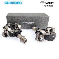 SHIMANO DEORE XT PD-M8100 เหยียบจักรยานเสือภูเขา Self-locking Pedal กับ SH51 Cleats MTB ส่วนประกอบจักรยานจักรยานอะไหล่-nxfnxfnxghnxgb