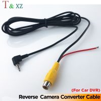 T xz RCA to 2.5MM AV IN Cable for Car DVR Cam corder Rear View Parking Camera Adapter parking assistance