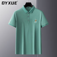 DYXUE nd Mens Clothing Short Sleeve Embroidery Logo Luxury 2022 Summer Tops Cotton Designer Business Male Polo Shirt