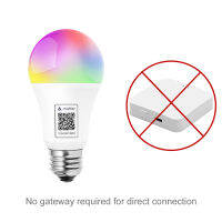 Hpacces Hpacces E27 LED Matter Direct Connection WiFI RGB CW ไฟอัจฉริยะควบคุมแอพนำสมัยสนับสนุน Homekit Siri สำหรับ Google Home Alexa Voice Assistant