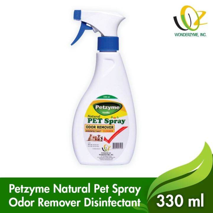 Petzyme 3 in 1 Pet Spray Odor Remover Disinfectant Cleaner (330ml