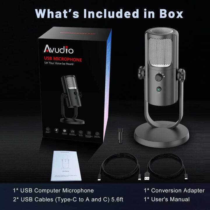 angetube-usb-microphone-for-pc-mac-ps5-ps4-computer-recording-condenser-mic-for-gaming-streaming-podcasting-4-pickup-patterns-mic-gain-control-amp-mute-button-headphone-monitoring-port-plug-amp-play