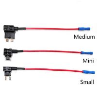 12V MINI SMALL MEDIUM Size Car Fuse Holder Add-a-circuit TAP Adapter with 10A Micro Mini Standard ATM Blade Fuse Furniture Protectors Replacement Part