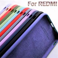 [HOT] Simple Liquid Soft Phone Case For Xiaomi Redmi Note 9 9A 10X 9S 10 9T 9C Pro Max Power 4G 5G Colors Shockproof Protection Cover