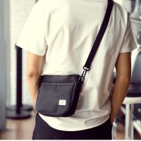 【Fast delivery】Small Cross body bag Messenger bag Korean Sling bag for Men Korean Casual Fashion Black Splash-proof Oxford Fabric Phone bag