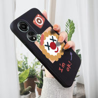 เคส PMP เคส Hp สำหรับ OPPO A78 4G A78 4G ใหม่การ์ตูนโจ๊กเกอร์เคสโทรศัพท์ต้นฉบับคอสตูมDC Comic สี่เหลี่ยมของเหลวปลอกซิลิโคนคลุมทั้งหมดกล้องเคสป้องกันทนแรงกระแทก