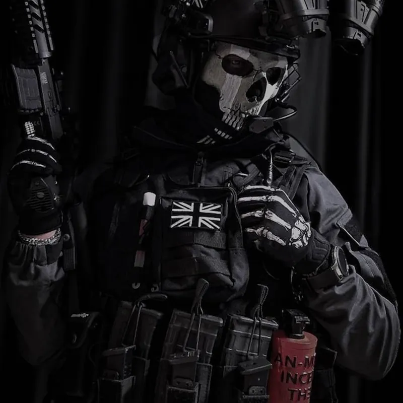 Ready Stock😎】 Ghost mask V2 - Operador MW2 airsoft COD Cosplay