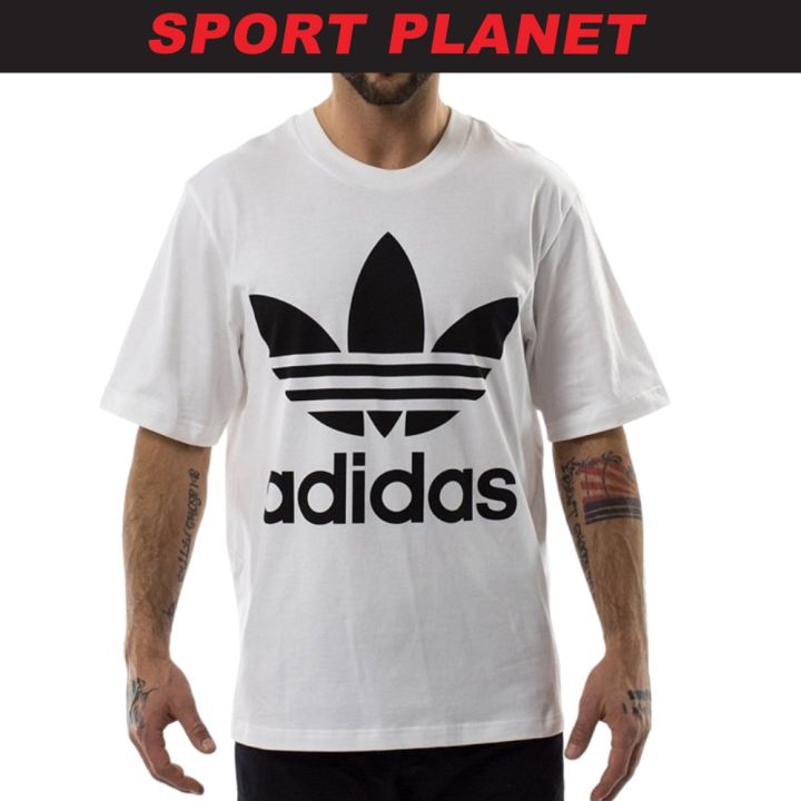 adidas Bunga Men Originals Oversize Trefoil Shirt Lelaki (CW1212) Sport Planet 39-19 | Lazada
