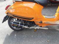 ท่อแต่ง vespa sprint125 150 ท่อakrapovic เคฟล่า ท่อvespa sprint 125 150 เสียง แน่น นุ่ม ทุ้ม ไม่แตกในรอบสูง ระบายความร้อนได้ดี อัตราเร่งดีขึ้น ตรงรุ่น ท่ออาคา