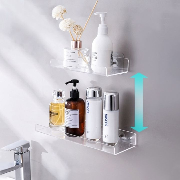 acrylic-bathroom-shelves-wall-mounted-shower-shelve-no-drilling-adhesive-thick-clear-storage-amp-display-shelves-bathroom