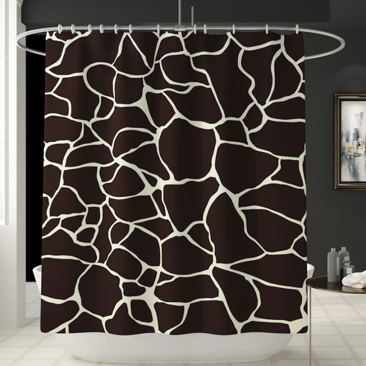 marbling-printed-bathroom-shower-curtain-waterproof-bath-curtain-set-toilet-cover-mat-non-slip-bathroom-rug-set-bath-toliet-mat