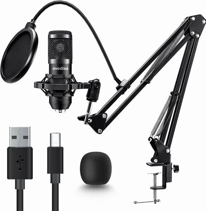 ovedisa USB Microphone, Professional 192kHz/24Bit Plug & Play PC