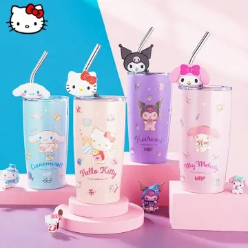 Sanrio Cinnamoroll Kuromi My Melody Plastic Sippy Cup Water Cup