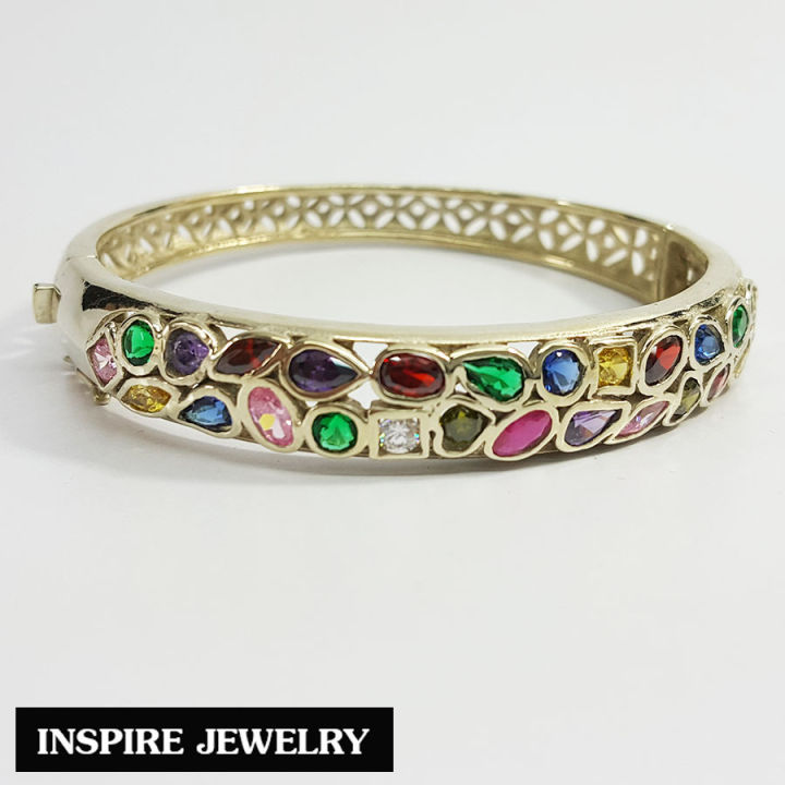inspire-jewelry-กำไลนพเก้า-ตัวเรือนอัลปาก้าอย่างดี-สวยหรู-พรเก้าประการ-นำโชค-เสริมดวง