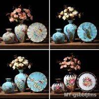 【hot】ↂ㍿ 3Pcs/Set Vase Dried Arrangement Wobble Plate Room Entrance Ornaments Decorations