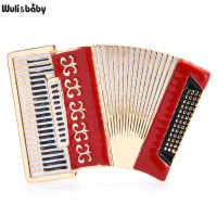 【YF】☁  Wuli baby Enamel Accordion Music Brooch Pins And Men Student Jewelry Accessory