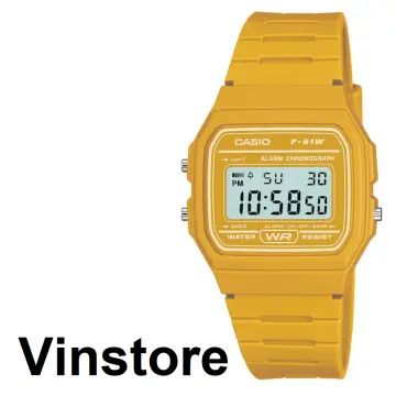 Casio f91w outlet yellow