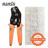 IWISS SN-06ส้อม Bare Terminal Crimping คีม H-Shaped U-Shaped Terminal เย็นกด Mini Hand เครื่องมือสายไฟคีม0.5-6mm ²