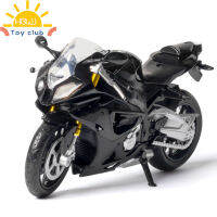 ToyClub โมเดลรถมอเตอร์ไซค์ S1000RR ของเล่นจำลองอัลลอยด์ออฟโรดสำหรับเด็กผู้ชายของสะสมสินค้าในสต็อก