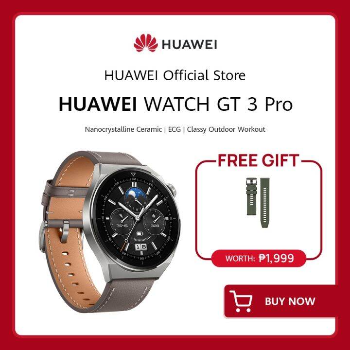 HUAWEI WATCH GT 3 Pro Smartwatch 43/46mm Nanocrystalline Ceramic
