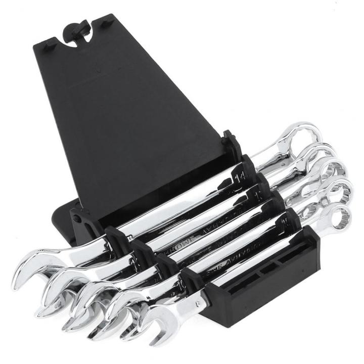 chgimposs-5pcs-8มม-14มม-ผสมชุดอุปกรณ์กุญแจปากตายใช้งานได้สองแบบวงล้อเมตริกhandle-wrench