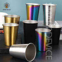 350ml Stainless Steel Beer Cup Cold Water Drinks Wine Cup Metal Coffee Tumbler Tea Milk Mug for Camping Travel