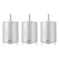 3X 8000RPM 9V 68MA High Torque Magnetic Cylindrical Mini DC Motor Silver