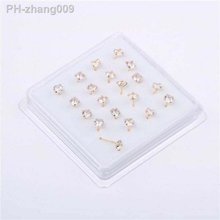 20-pcs-straight-pin-nose-studs-with-1-5mm-2mm-3mm-4mm-cz-crystal-nose-rings-piercing-body-jewelry-nose-bone-ball-pin