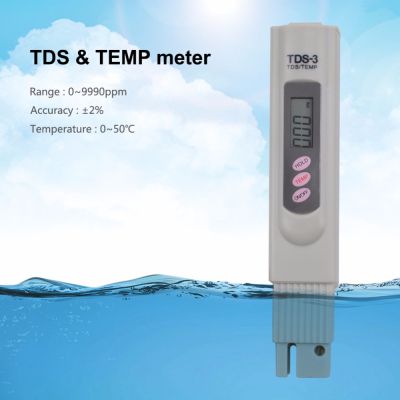 Digital TDS Meter Tester Filter Water Quality Purity aquarium tester TDS-3 10pcslot