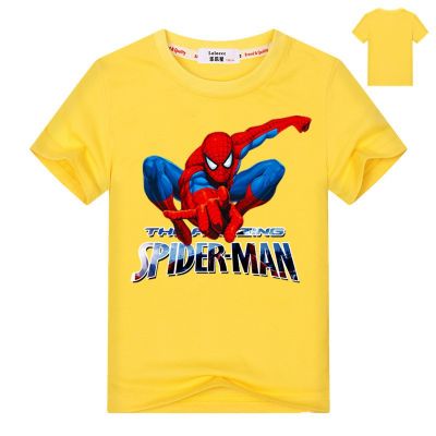 Boys Marvel t shirt Kids Summer Cotton T shirts Children Super Hero Costume Cool boys Clothing