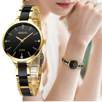 Reloj Mujer NIBOSI nd Luxury Fashion Watch Women Simple Ceramics Quartz Waterproof Clocks Watches For Women Relogio Feminino