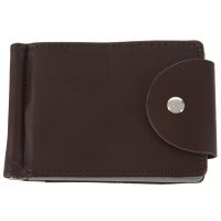 Ultra-thin Slim Men Leather Money Clip Wallets ID Credit Card Holder Coin Purse