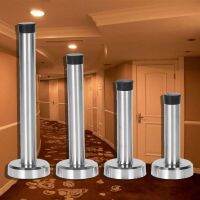 【LZ】♞✢  Door Stop Stopper Bumper Wall Mounted Protector Sound Dampening Stainless Steel