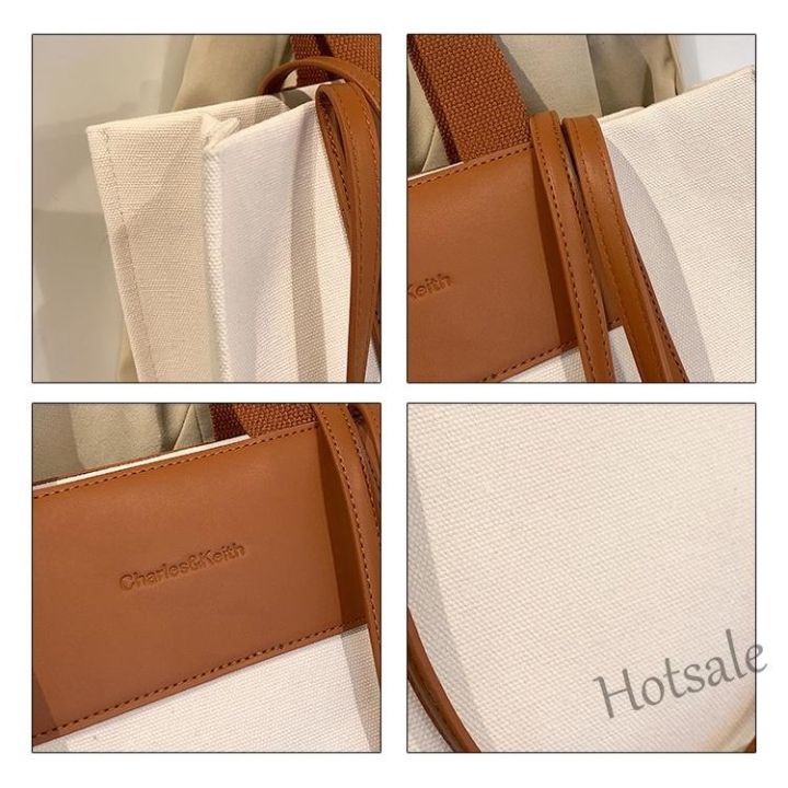 hot-sale-c16-large-capacity-contrast-color-shoulder-bag-fashion-canvas-handbag-tote-bag