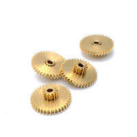 0.5M 10T 40T เกียร์โลหะคู่12T 37T DIY Mechanical Copper Gear