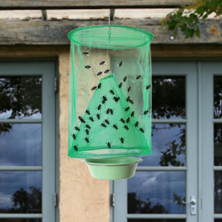 กรงดักแมลงวัน-4-6-8ชิ้นกับดักจับแมลงมุ้งกันยุงแบบนำกลับมาใช้ใหม่กรงดักแมลงวันเครื่องมือควบคุมศัตรูพืชสำหรับสวนลานบ้าน